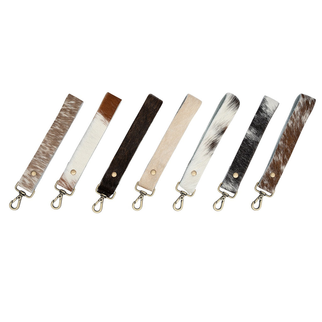 Natural Cowhide keychains