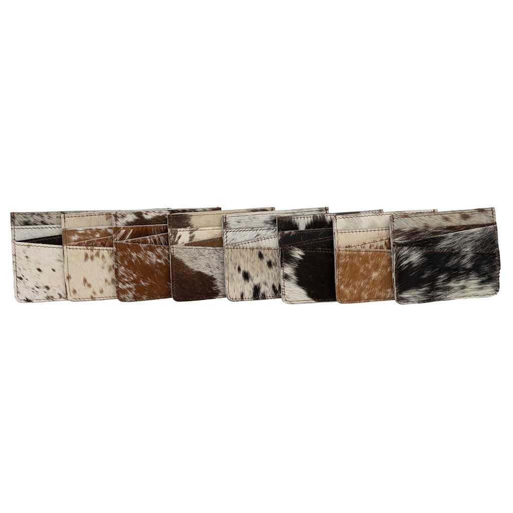 Natural Cowhide Credit Card Wallet