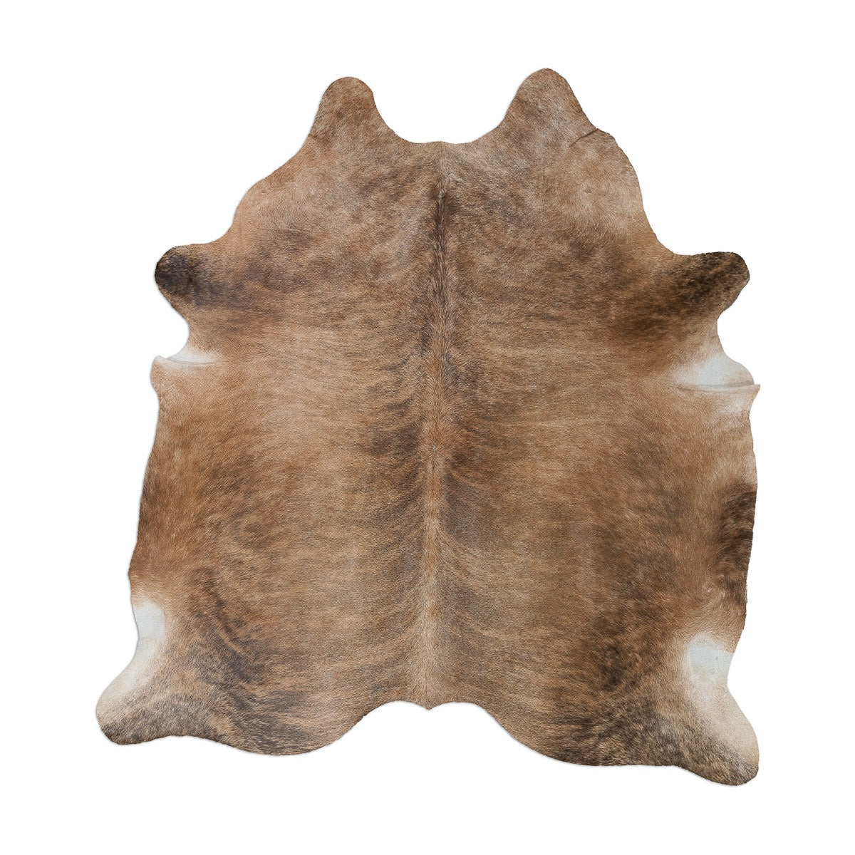 Exotic Natural Brindle Cowhide Large