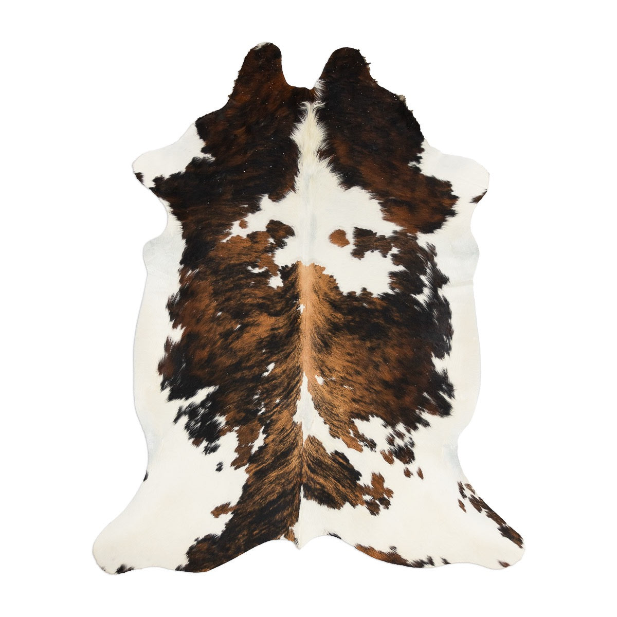 Natural Tricolored Cowhide Medium