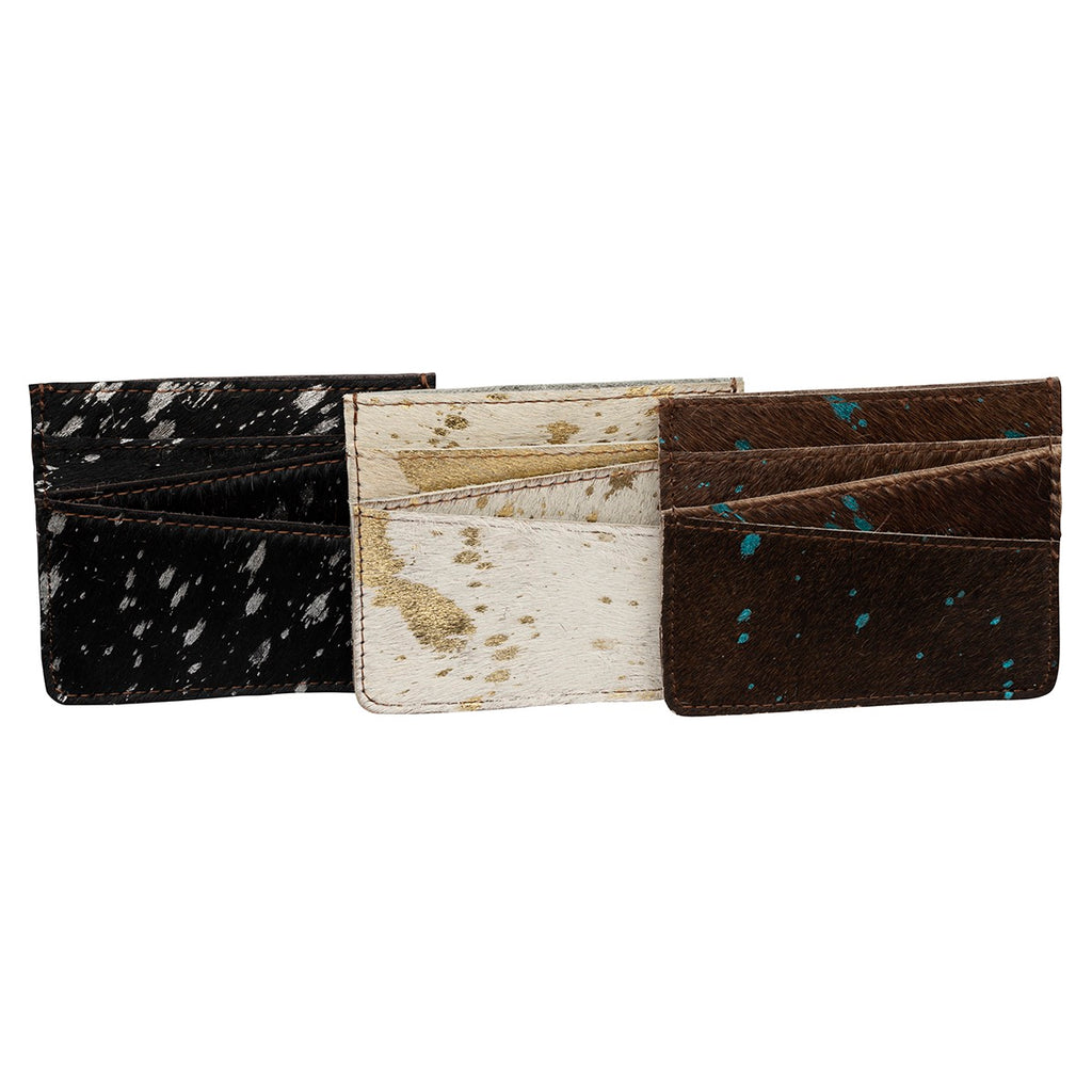 Natural Cowhide Credit Card Wallet