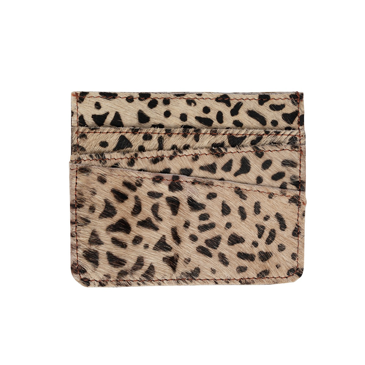 Natural Cowhide Credit Card Wallet